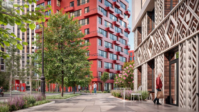 Планировка однокомнатной(квартира) площадью 46.3 квадратных метров в ЖК “ЖК Новая Звезда (Газопровод)”