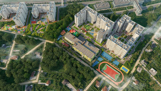 фото ЖК Белые ночи с высоты птичьего полёта