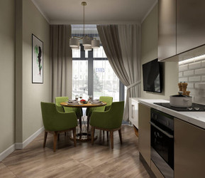 Планировка студии(квартира) площадью 26.2 квадратных метров в ЖК “ЖК Liberty (Либерти)”