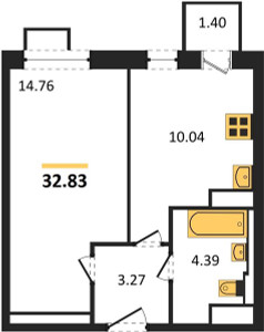 Планировка квартиры, ID 124800