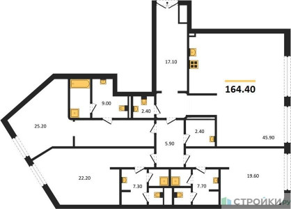 Планировка квартиры, ID 524245