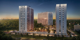 Планировка однокомнатной(квартира) площадью 33.2 квадратных метров в “ЖК Ольховый Квартал”