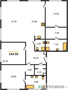 Планировка квартиры, ID 259480