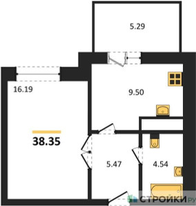 Планировка квартиры, ID 552040