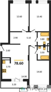 Планировка квартиры, ID 238373