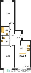 Планировка квартиры, ID 363304