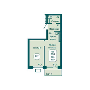 Планировка квартиры, ID 505831