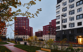 Двор в ЖК "Новые Ватутинки"