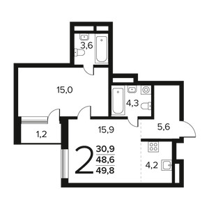 Планировка квартиры, ID 550199