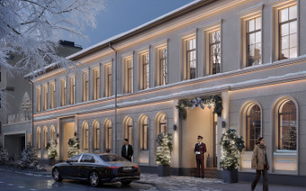 Придомовая территория ЖК "Садовническая 69"