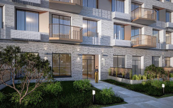 Входная зона в ЖК "Коллекция"