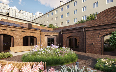 Планировка 4+ комнатной(квартира) площадью 392.2 квадратных метров в ЖК “Исторический дом "Чистые пруды"”