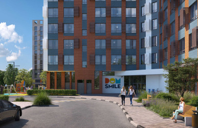 Планировка двухкомнатной(квартира) площадью 61.9 квадратных метров в ЖК “ЖК Dom Smile”