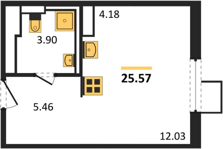Планировка квартиры, ID 150034