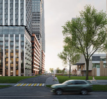 Придомовая территория ЖК “Акценты”