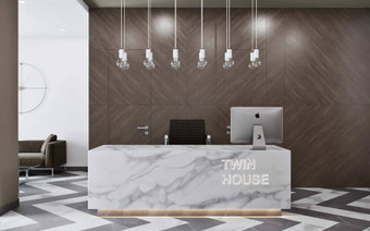 Ресепшн в ЖК "Twin House"
