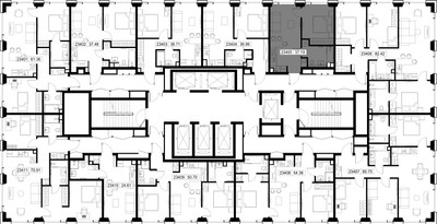Планировка однокомнатной(квартира) площадью 37.2 квадратных метров в ЖК “ЖК SET (Сет)”