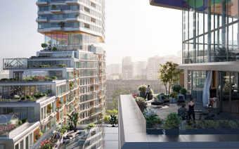 Террасы в ЖК “Новые Академики”