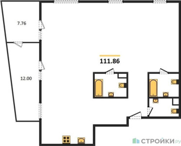 Планировка квартиры, ID 411086