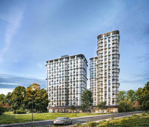 Планировка однокомнатной(квартира) площадью 45.39 квадратных метров в ЖК “UNO Горбунова”