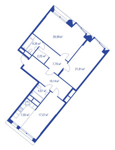 Планировка квартиры, ID 339754