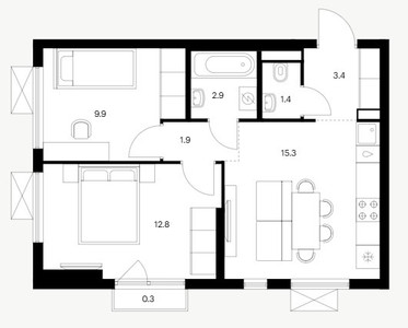 Планировка квартиры, ID 507056