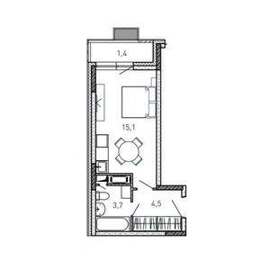 Планировка квартиры, ID 298138