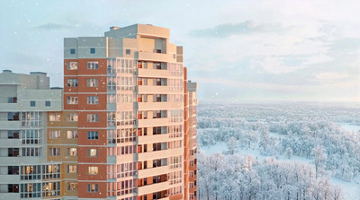 Планировка двухкомнатной(квартира) площадью 63.66 квадратных метров в ЖК “ЖК Новый Весенний”