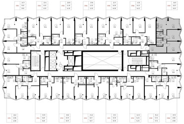 Планировка двухкомнатной(квартира) площадью 62.7 квадратных метров в ЖК “Дом премиум-класса МИРА”