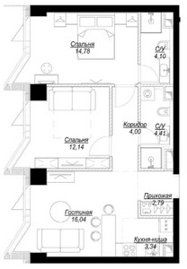 Планировка квартиры, ID 217073