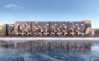 ЖК “Саввинская 27” в зимнее время года