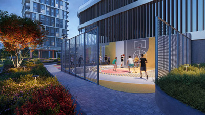 Планировка двухкомнатной(квартира) площадью 71.6 квадратных метров в ЖК “ЖК Родина Парк”