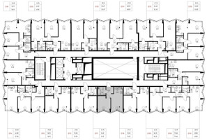 Планировка однокомнатной(квартира) площадью 35.8 квадратных метров в “Дом премиум-класса МИРА”