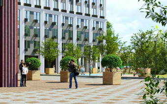 территория ЖК HighWay