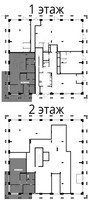 Планировка трехкомнатной(квартира) площадью 152.91 квадратных метров в “Архитектурный проект Мыс”