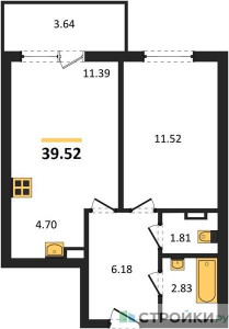 Планировка квартиры, ID 548534