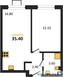 Планировка квартиры, ID 425429