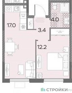 Планировка квартиры, ID 290271