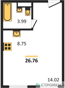 Планировка апартаментов, ID 217497