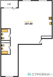 Планировка квартиры, ID 110871