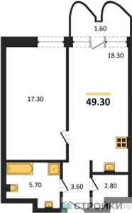 Планировка квартиры, ID 503850