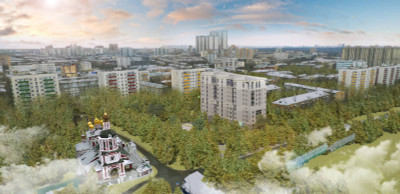 Планировка трехкомнатной(квартира) площадью 95.8 квадратных метров в ЖК “ЖК Измайловский проезд 22–1”