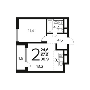 Планировка квартиры, ID 550613