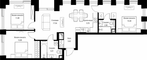 Планировка квартиры, ID 306941