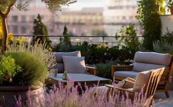 Терраса в ЖК "Начало"