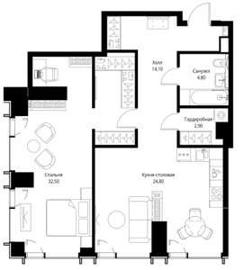 Планировка квартиры, ID 501161
