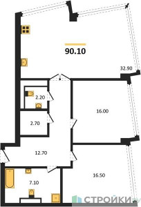 Планировка квартиры, ID 270751