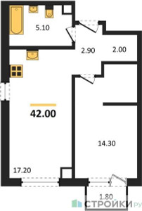 Планировка квартиры, ID 519364