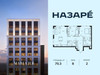 Планировка двухкомнатной(квартира) площадью 70.3 квадратных метров в “ЖК НАЗАРÉ (Мангазея в Богородском)”