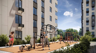 Спортивная площадка в ЖК “EVO”